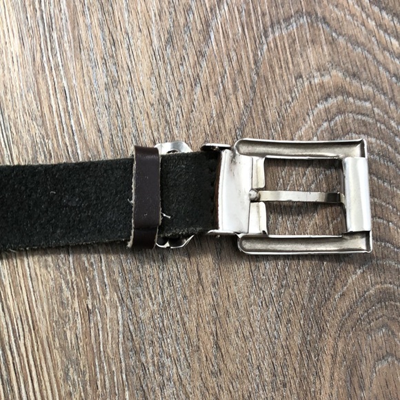 Vintage Black Leather Belt - Picture 14 of 17